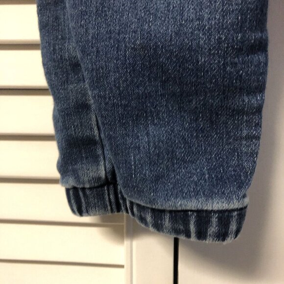 Gap Size 3 Ribbed Waist Dark Jean Joggers - Picture 2 of 4